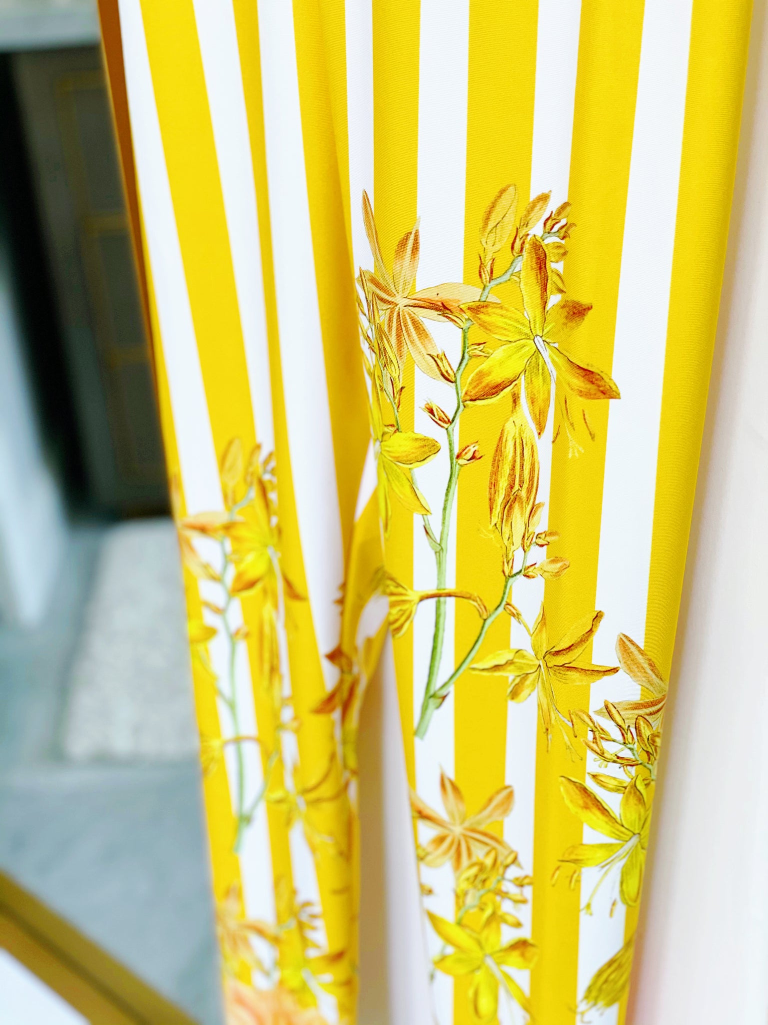 Stripes and Florals Yellow SAMPLE