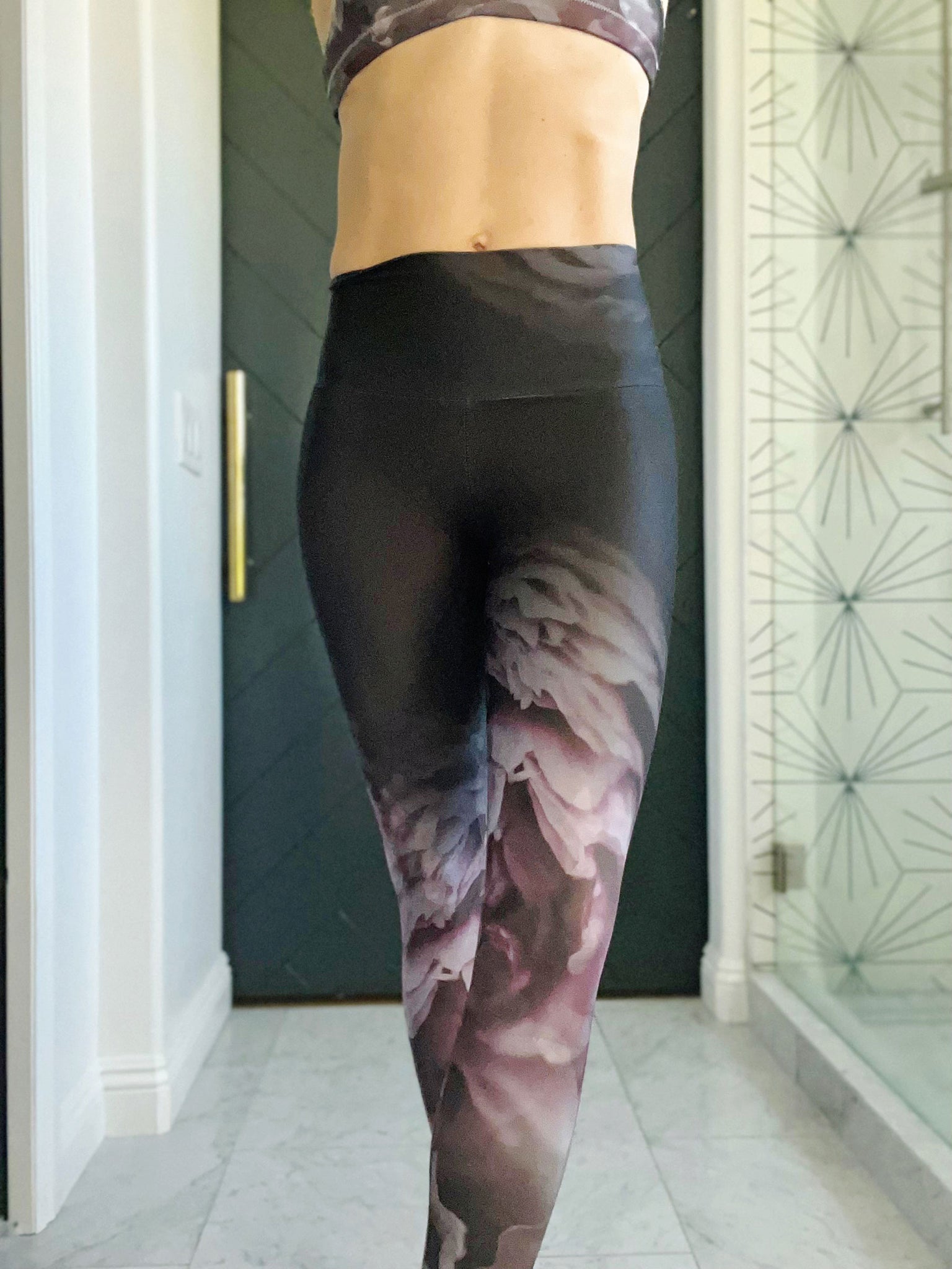 Peonies at Night Legging Set