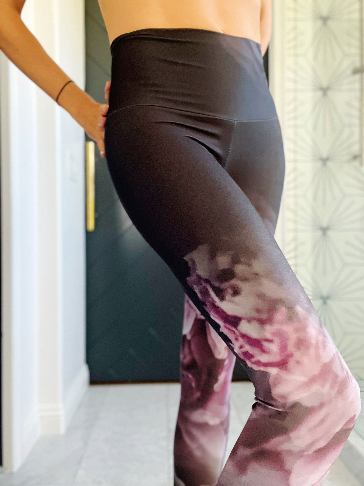 Peonies at Night Legging Set