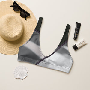 Black and White Color Block Bralette