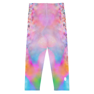 a playful pink candy inspired print adorn these baby leggings 
