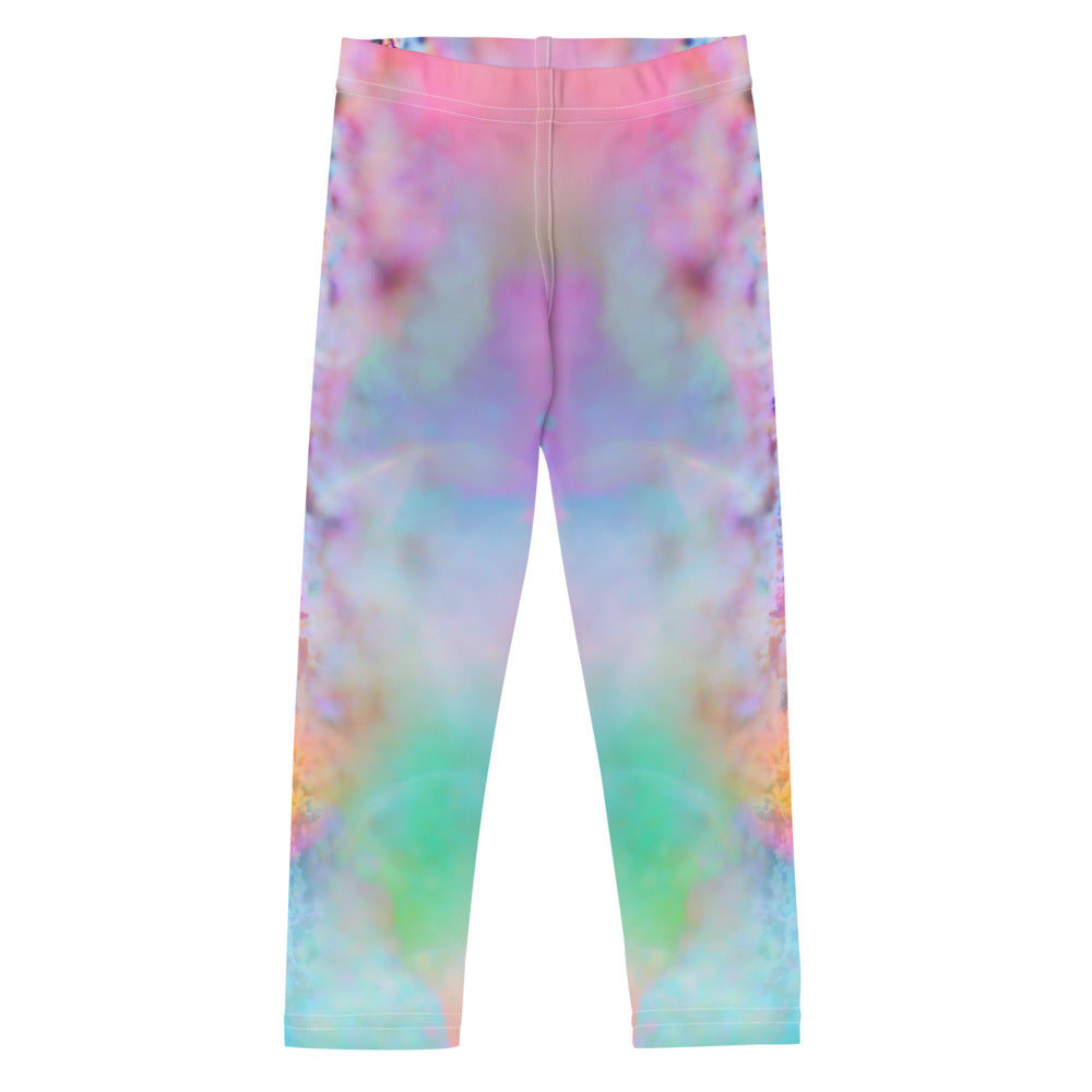 a playful pink candy inspired print adorn these baby leggings 