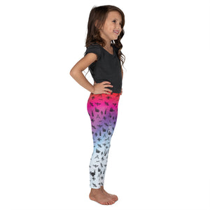 Unique blend of vibrant colors and bugs make these kids leggings one of a kind.