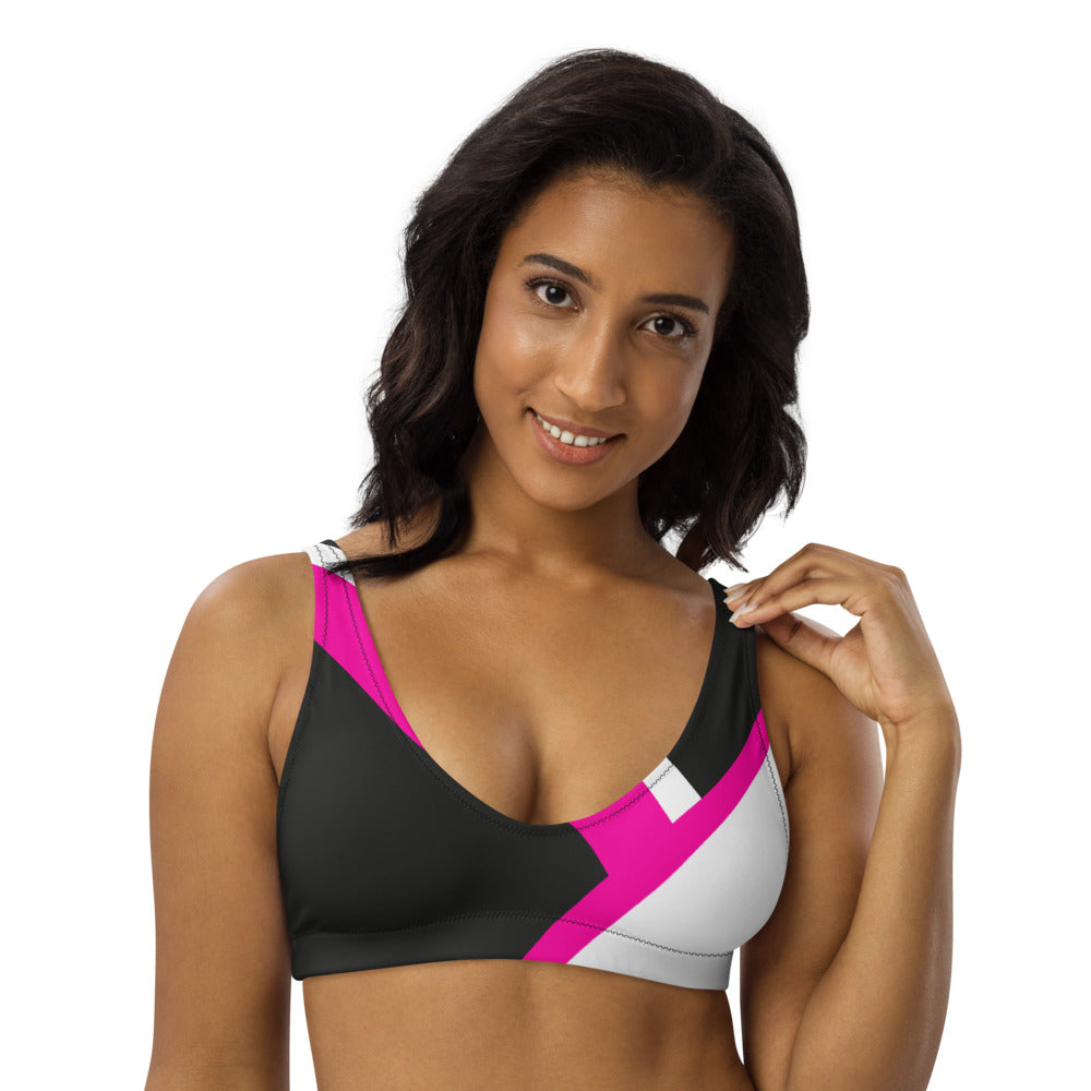 Pink & Black Signature Sports Bralette – Sweat Goddess